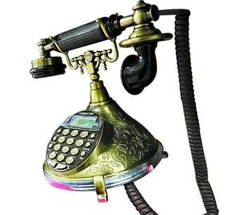 市場(chǎng)出現(xiàn)的復(fù)古電話機(jī)。