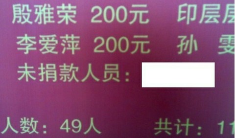 東營職業學院不捐款者竟被公示 張榜惹爭議 