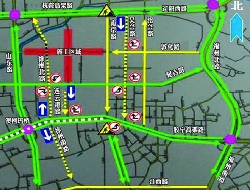青島市區新增6條單行線 詳細調流圖