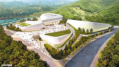 植物館形象取自葉片，設有溫帶植物、海洋植物和竹藤三個展區。首次引進和集中展示的海洋植物將是植物館的“點睛之筆”。 