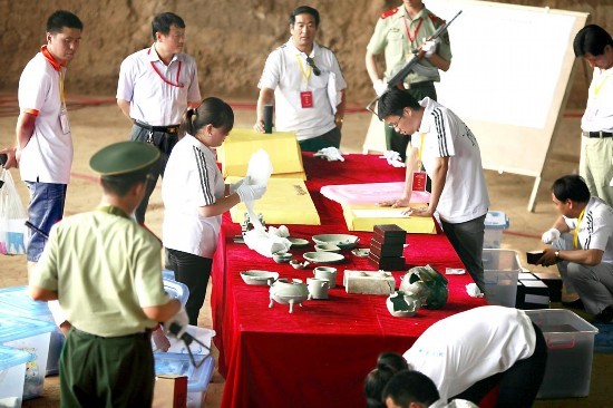 曹操高陵發掘探秘:下葬時口含稀世明珠出土