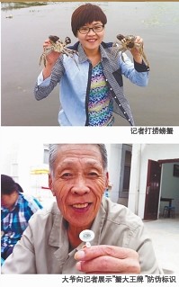 陽澄湖大閘蟹開湖:吐沙吐一天 蟹商幾小時賣數千斤