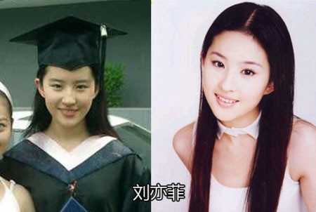 袁莉蔣雯麗畢業照曝光 整容還是天生麗質一目了然