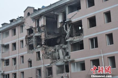 爆炸現場