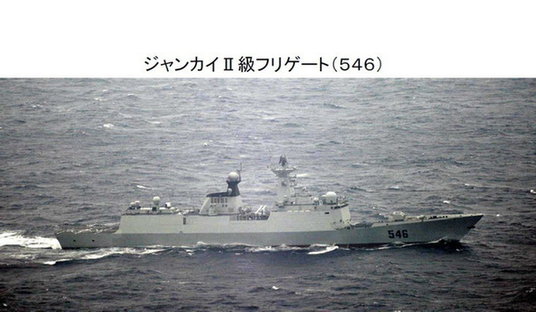 中國7艘軍艦通過釣魚島以南200公里海域