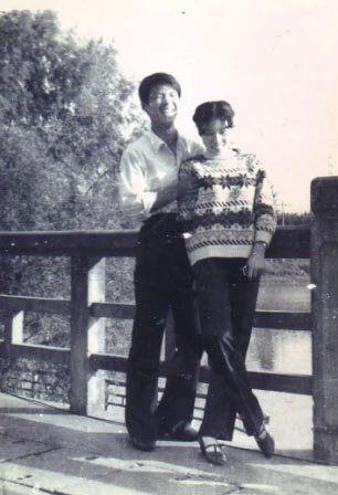 1984年10月，攝于武定門節制閘，很像山楂樹之戀