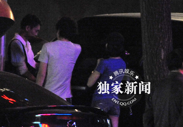 董潔與'小三'王大治吃飯照曝光 未有親密舉動