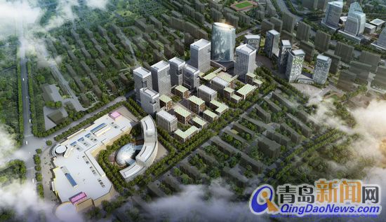上市企業示范園核心區鳥瞰