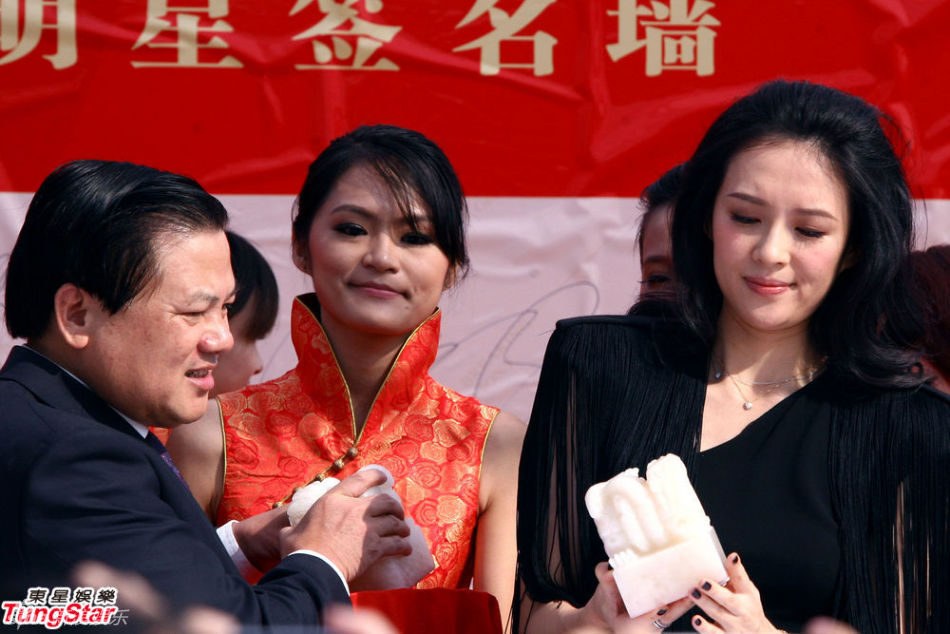 章子怡現身廣西參加活動