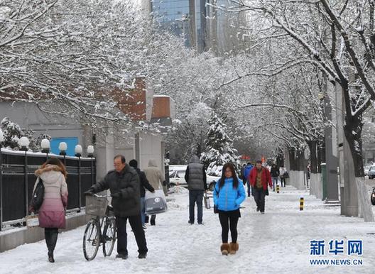 （生態）（3）呼和浩特降下今冬以來最大雪