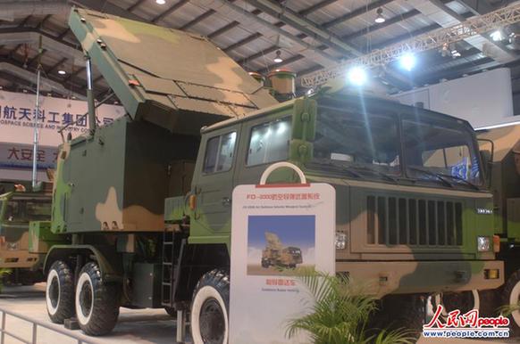 FD-2000導彈系統配備先進的相控陣雷達。攝影：閆嘉琪