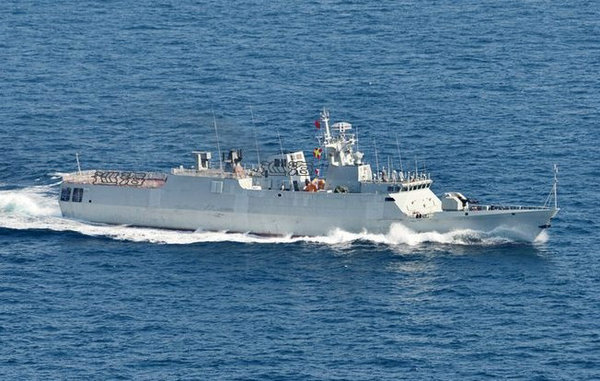 資料圖：中國(guó)056型護(hù)衛(wèi)艦。