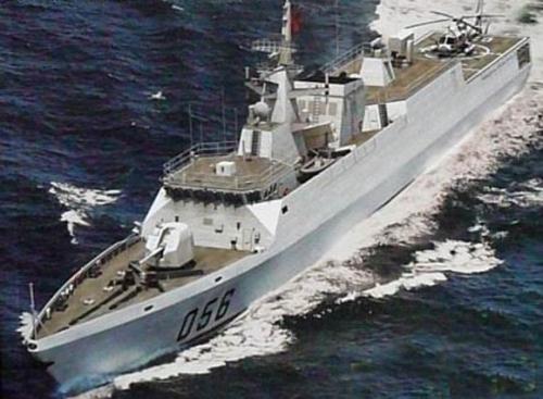 資料圖：中國056型護衛艦。