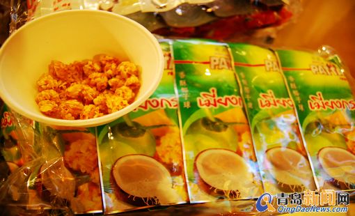 各國美食青島爭艷:泰國椰子球臺(tái)灣魚子醬惹人垂涎