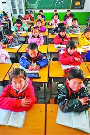 在北苑小學近500名小學生中，外來務工人員的子女占了大多數。