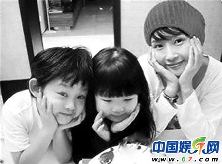 崔真實(shí)生前與一對兒女