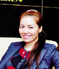 左穎，宗申集團總裁左宗申的女兒
