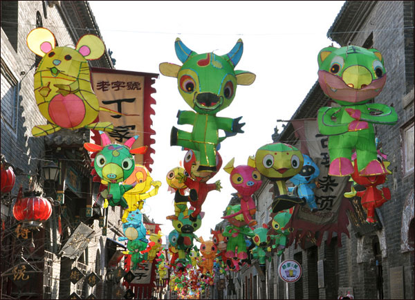 周村古商城推出原汁原味過(guò)大年活動(dòng) 成獨(dú)有景觀