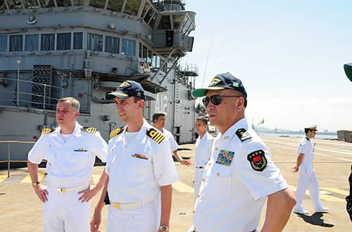 美媒稱中國海軍為學西方經驗在巴西航母上訓練