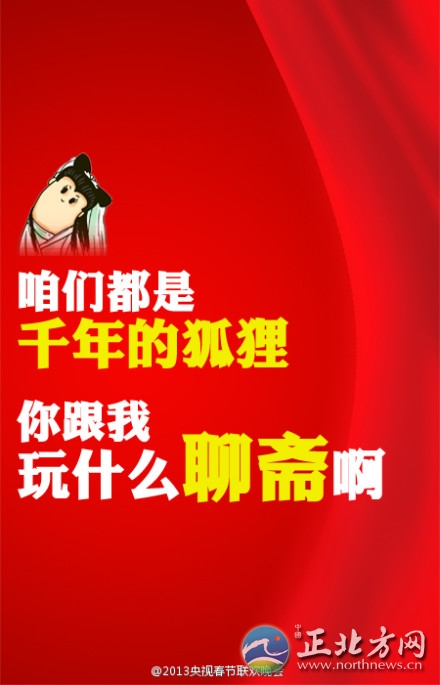 盤點2013年央視蛇年春晚流行語走紅網絡【組圖】