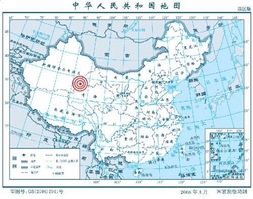 中新網2月12日電 據中國地震臺網測定，北京時間2月12日03時13分在青海省海西蒙古族藏族自治州北緯38.5度，東經92.4度 發生5.1級地震，震源深度10.0公里。