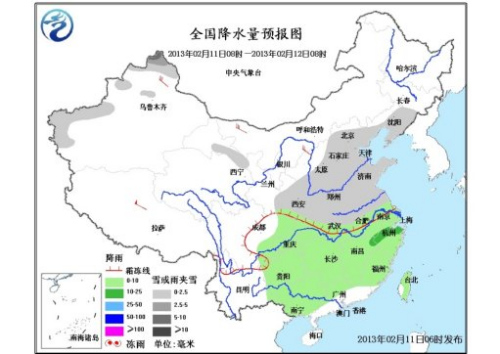 北方局地降溫達10度 南方大部地區依舊陰雨頻繁