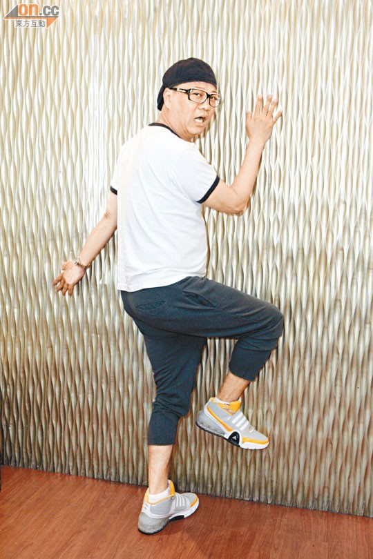 歐陽震華因食東西太急致「落錯隔」，引致急性肺炎。資料圖片