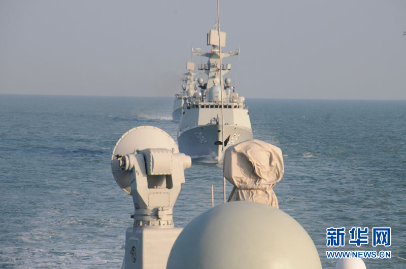 海軍遠海訓練編隊圓滿完成訓練任務返回青島