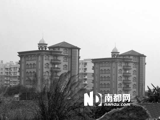 陸幟然的6層別墅與另一商人的別墅建在一起。(網絡圖片)