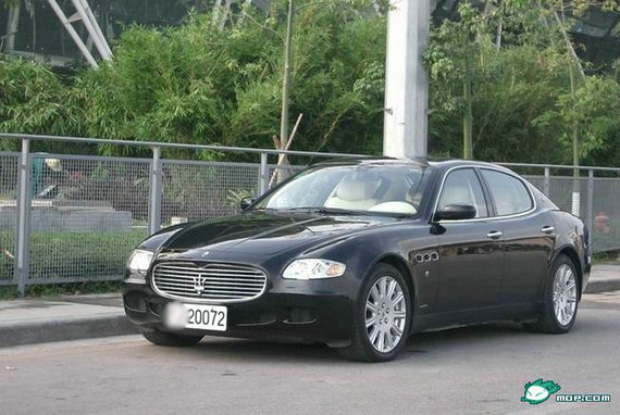 資料圖：網絡曝光的軍車中的豪華車。