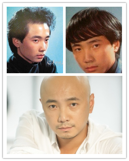 一線光頭男星罕見留發照