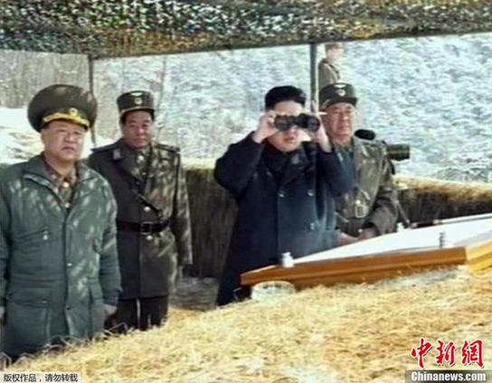 金正恩視察朝鮮地對空導彈發射演練