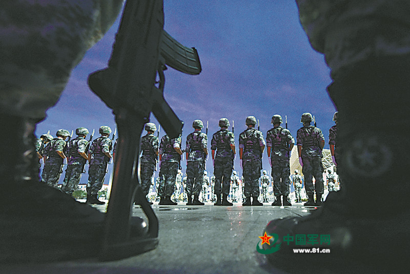 組圖：走進閱兵訓練基地