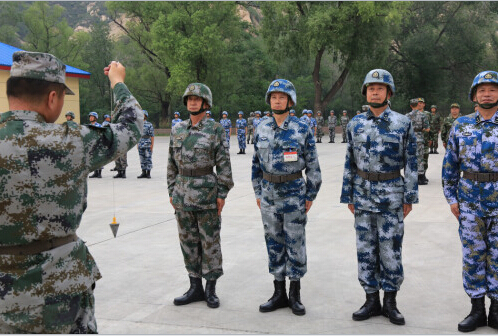 參與抗戰閱兵受訓的將軍們